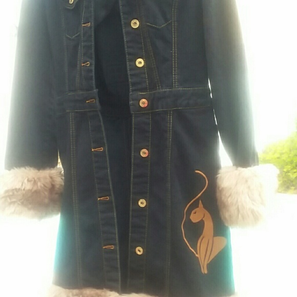 Baby Phat Jean and Fur Coat/Dress - Picture 6 of 6